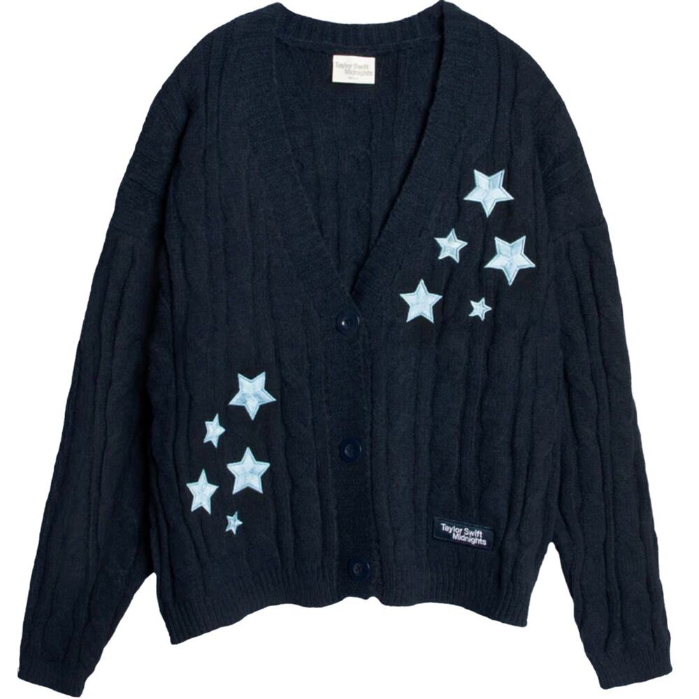 Taylor Swift Midnights Cardigan Authentic OFFICIAL sz XL / 2XL Oversize NEW Tags